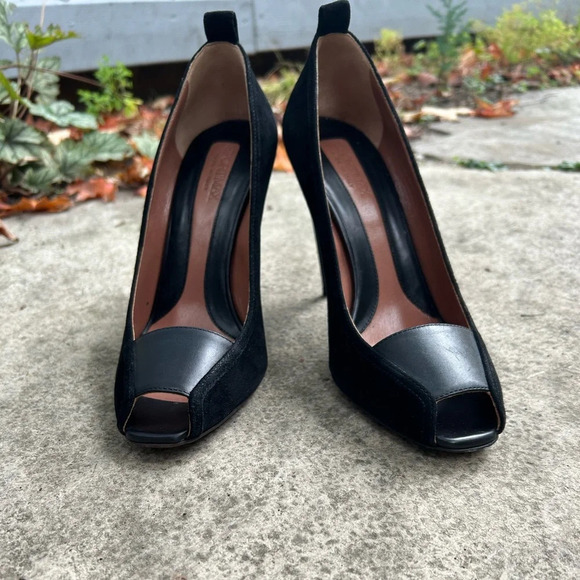 SportMax MaxMara Peep Toe  Heels, size 39 - Picture 3 of 12